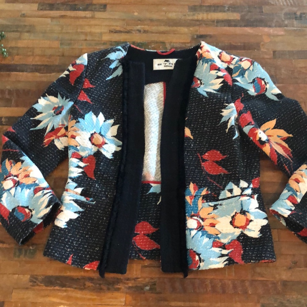 Prefall Etro light weight tweed jacket